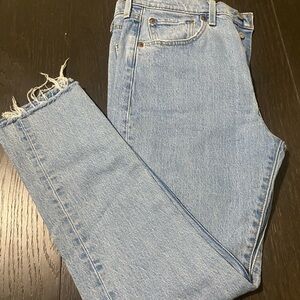 Light Blue Distressed Jeans